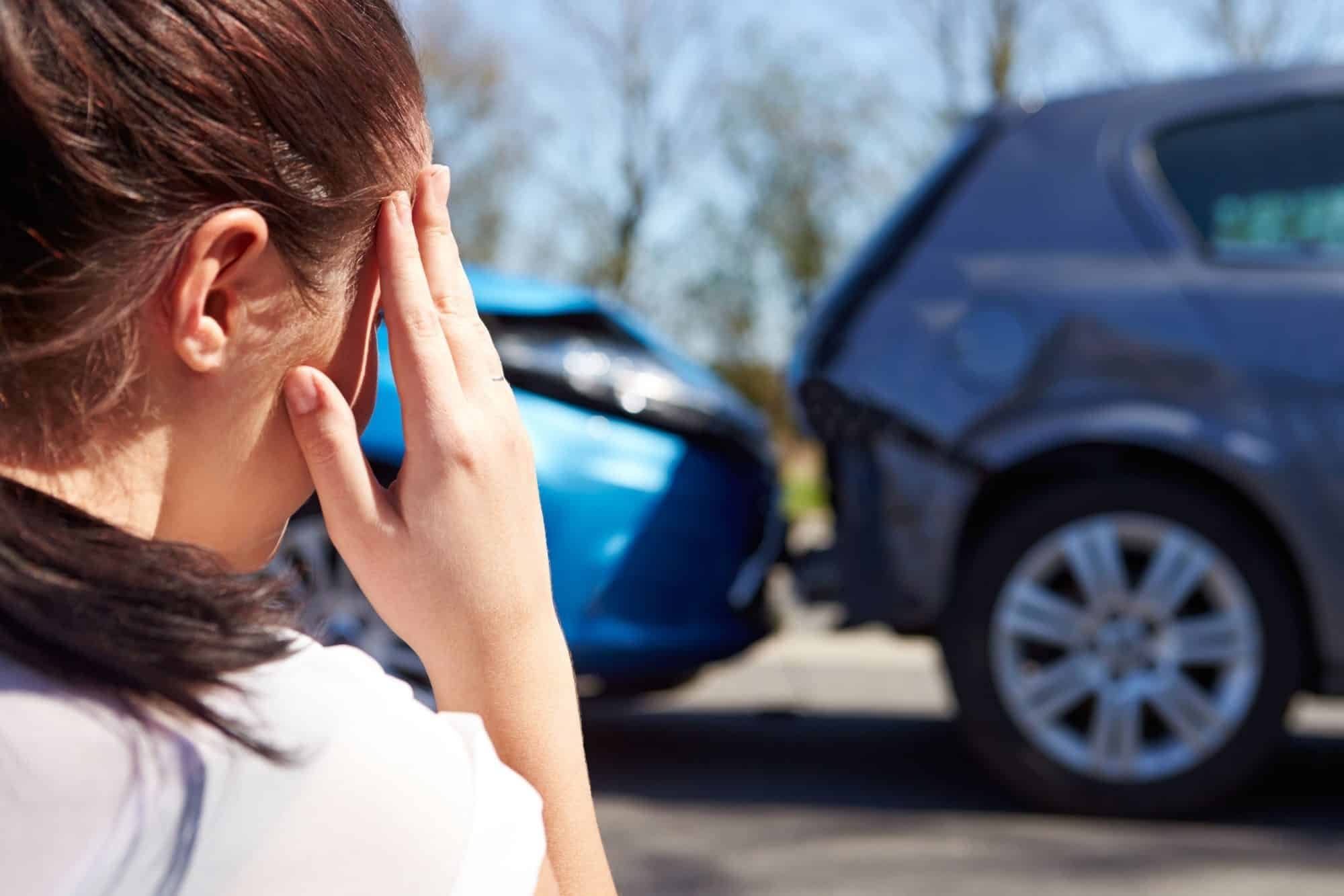 Vehículo involucrado en un accidente